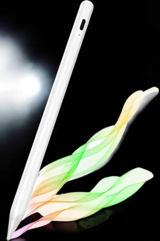 Beyaz Dokunmatik Kalem Yedek Uçlu Android Ve İos Uyumlu – 2. görsel