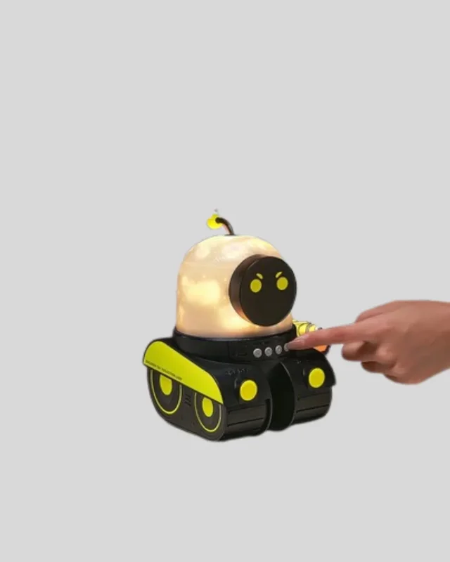 Yaratıcı Robot Tasarımlı Led Projektör Lamba 1200mah – 4. görsel