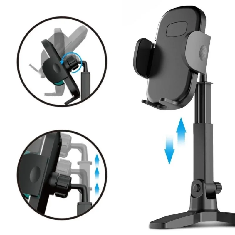 Pratik Masaüstü Telefon Standı 360 Derece Dönebilen Tripod