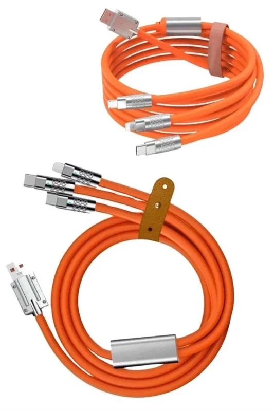 Hızlı Şarj Kablosu 120w 3 İn 1 Usb Type-c Uyumlu