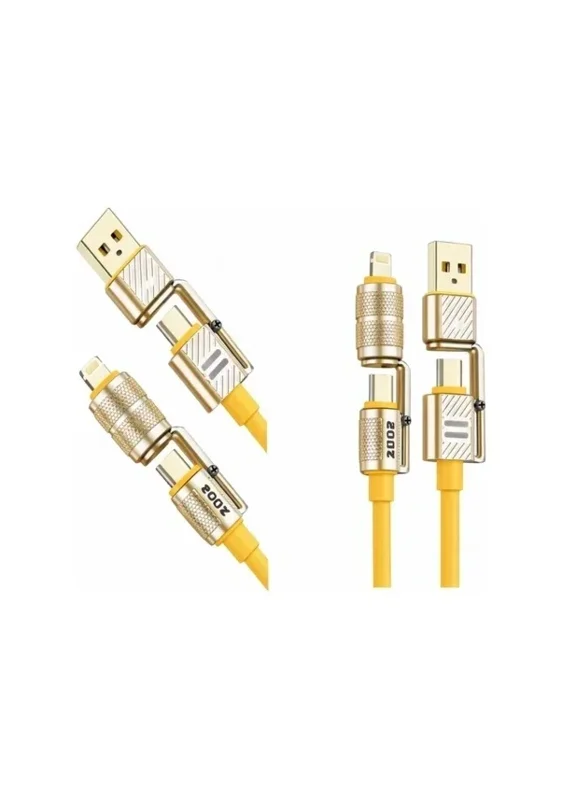 Hızlı Şarj Ve Data Kablosu 4in1 Type-c Lightning Micro Usb
