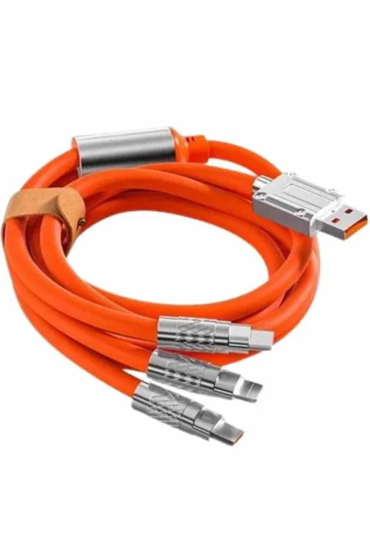 Hızlı Şarj Ve Veri Aktarım Kablo 1.2m Type-c Micro Usb Lightning