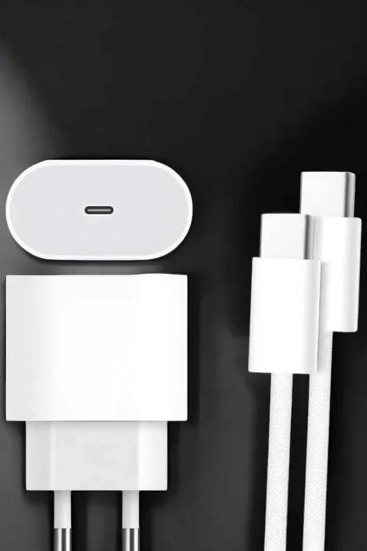 Hızlı Şarj Adaptörü Ve Type-c Kablo 15 Pro Max Uyumlu