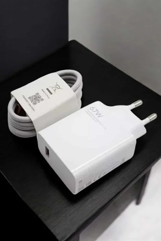 Turbo Hızlı Şarj Adaptörü 67w Type-c Uyumlu Kablosu