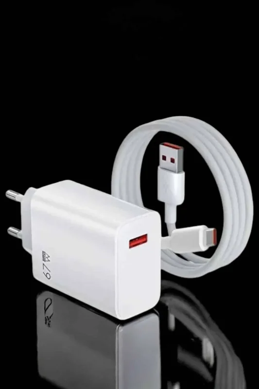 67w Turbo Hızlı Şarj Aleti Type-c Uyumlu Adaptör Ve Kablo