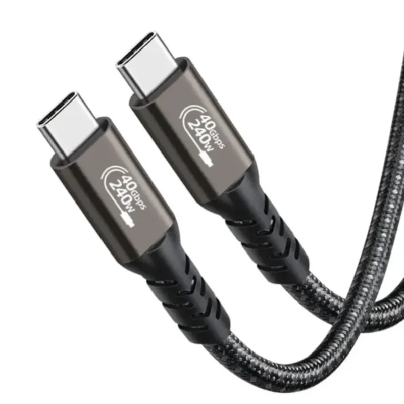 Yüksek Performanslı 8k Usb4 Kablo 1.5 Metre 240w Güç Desteği