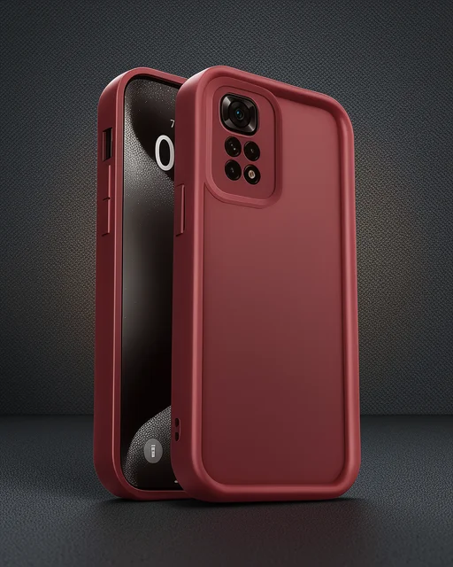 Xiaomi Redmi 10 2022 Kılıf Viera Silikon - Bordo
