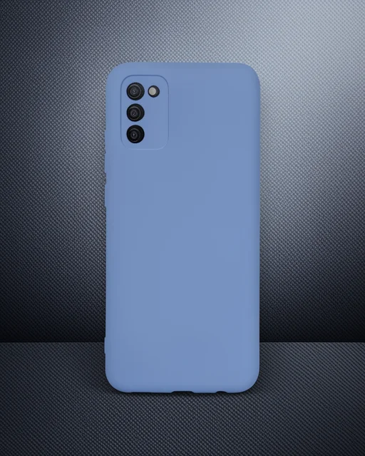 Samsung Galaxy A03s Kılıf Nano İçi Kadife Silikon - Lila
