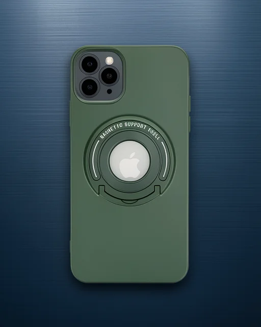 Apple İphone 12 Pro Kılıf Lukka Magneticsafe Kapak - Koyu Yeşil