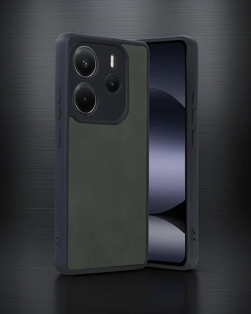 Xiaomi Redmi Note 14 4g Kılıf Aras Deri Kapak - Koyu Yeşil