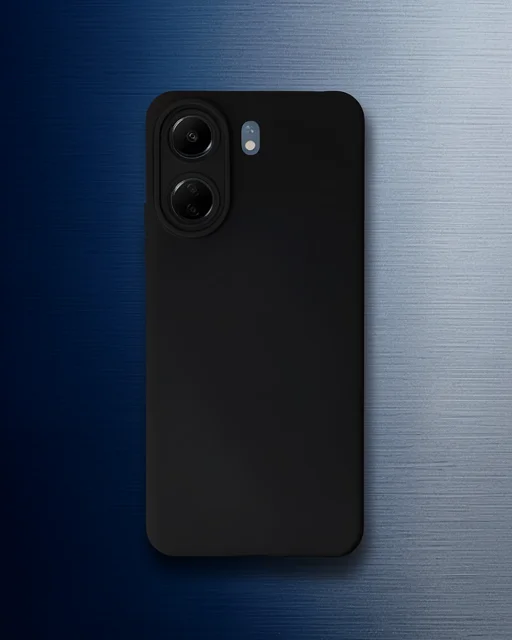 Xiaomi Redmi 13c Kılıf Nano İçi Kadife Silikon - Siyah
