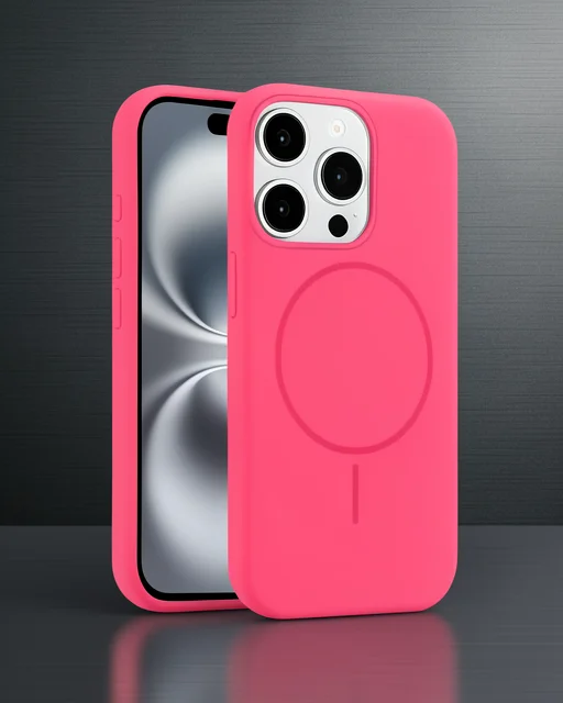 Joko Apple İphone 15 Pro Max Kılıf Jully Magsafe Kapak - Pembe