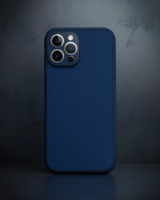 Apple İphone 12 Pro Max Kılıf Montreal Silikon Kapak - Lacivert