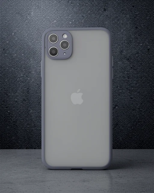 Apple İphone 12 Pro Max Kılıf Montreal Silikon Kapak - Gri