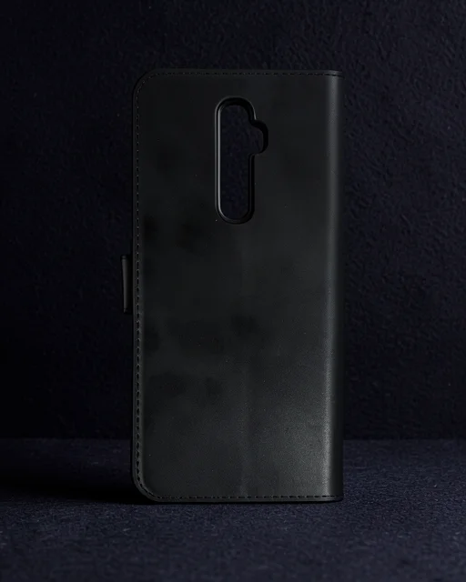 Oppo Reno 2z Kılıf Trend S Plus Kapaklı Kılıf - Siyah
