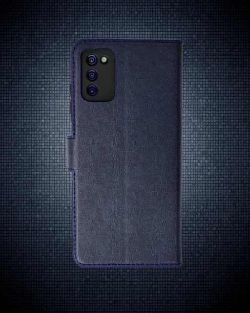 Samsung Galaxy A03s Kılıf Trend S Plus Kapaklı Kılıf - Lacivert