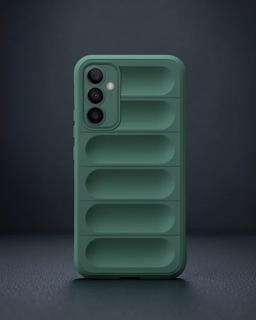 Samsung Galaxy M14 5g Kılıf Optimum Silikon - Koyu Yeşil