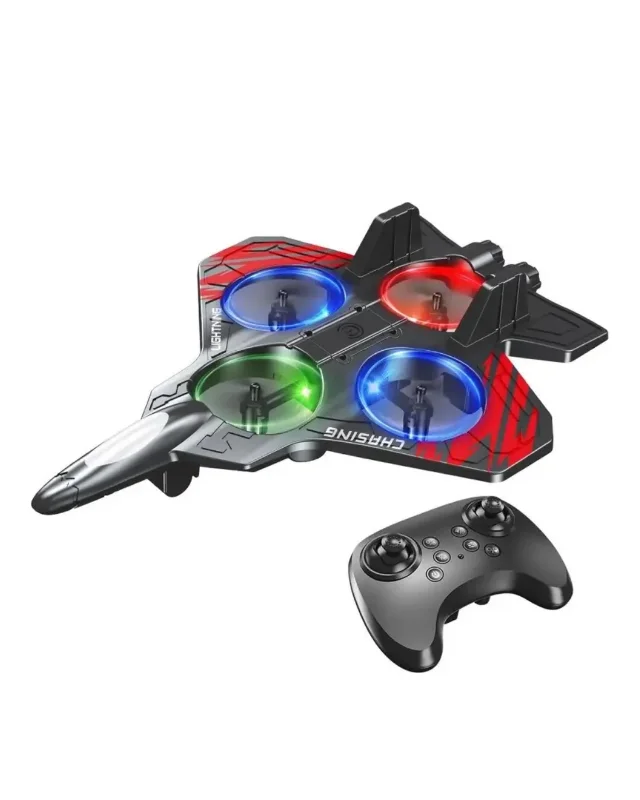 Akrobatik Uzaktan Kumandalı Drone Led Işıklı Fighter Jet Tasarımı
