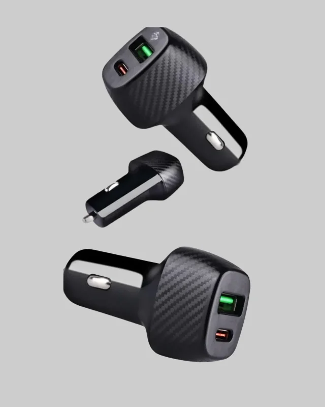 Hızlı Şarj Araç Cihazı Type-c 38w Çift Port