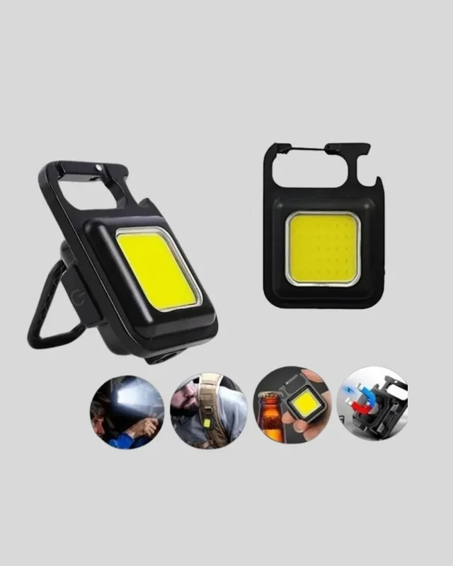 Taşınabilir 800 Lümen Led El Feneri Usb Şarjlı 3 Kademeli Işık