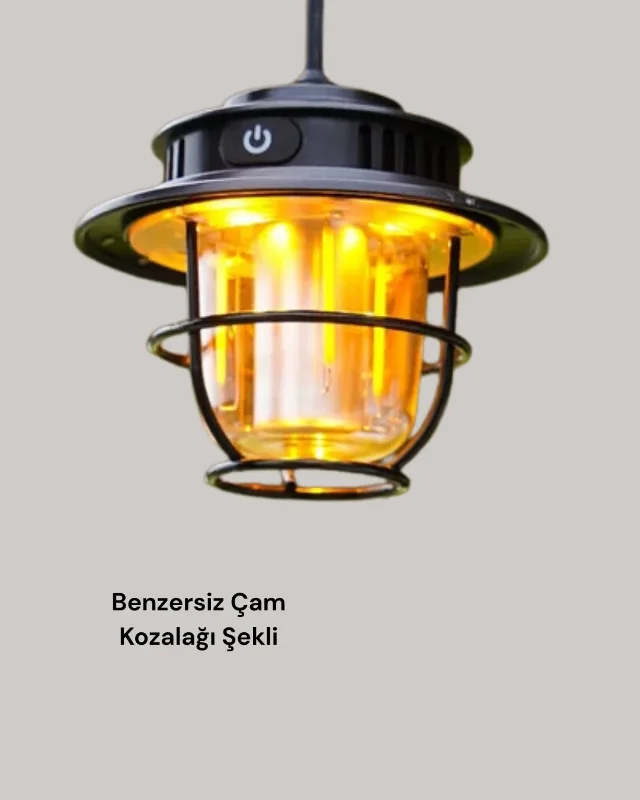 Retro Tasarım Hafif Kamp Lambası 1 Adet