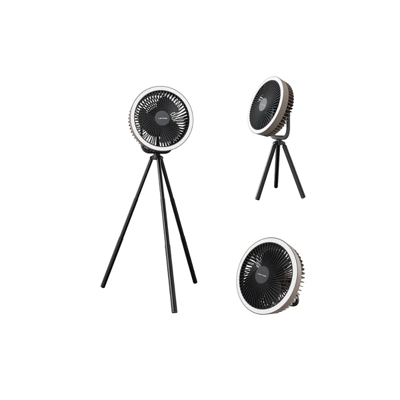 Lenyes LHF11 Led Işıklı 4 Kademeli Çok Fonksiyonlu Soğutucu Fan Beyaz