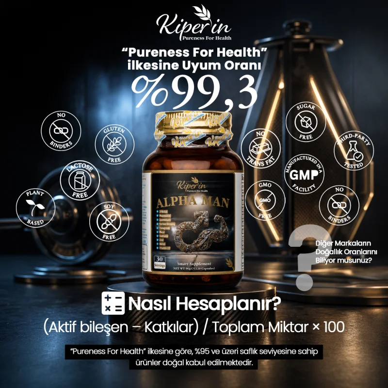 Alpha Man | Premium Erkek Formula | 120 Kapsül