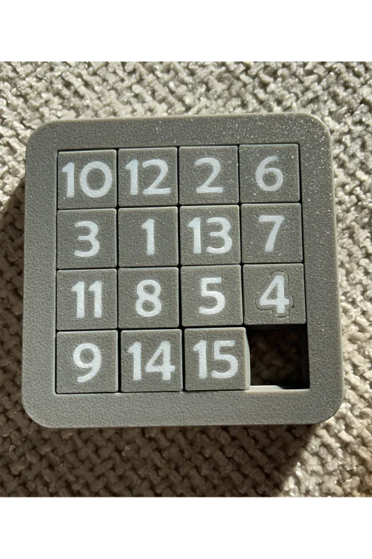 Sayılar puzzle 4x4 zeka oyunu geliştiren oyuncak yetişkin puzzle çocuk