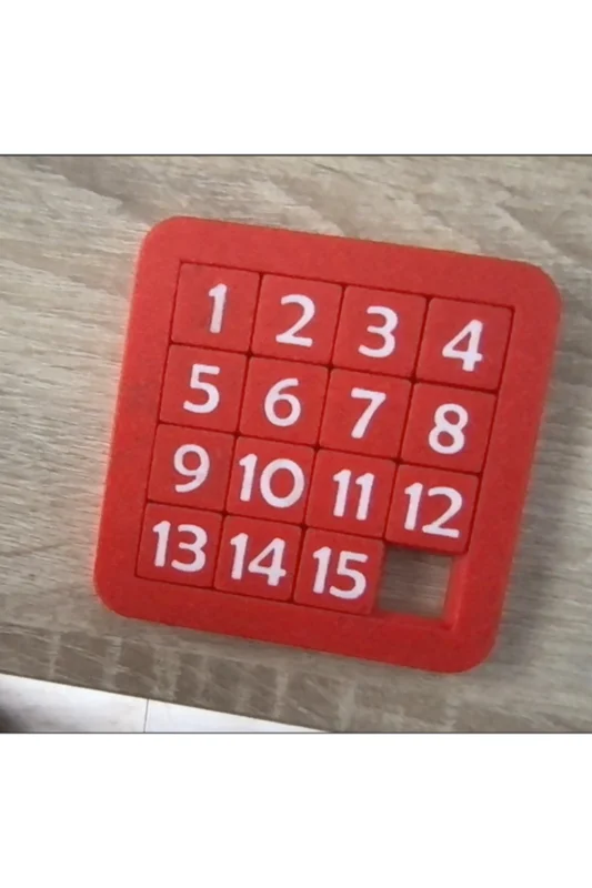 Sayılar puzzle 4x4 zeka oyunu geliştiren oyuncak yetişkin puzzle çocuk