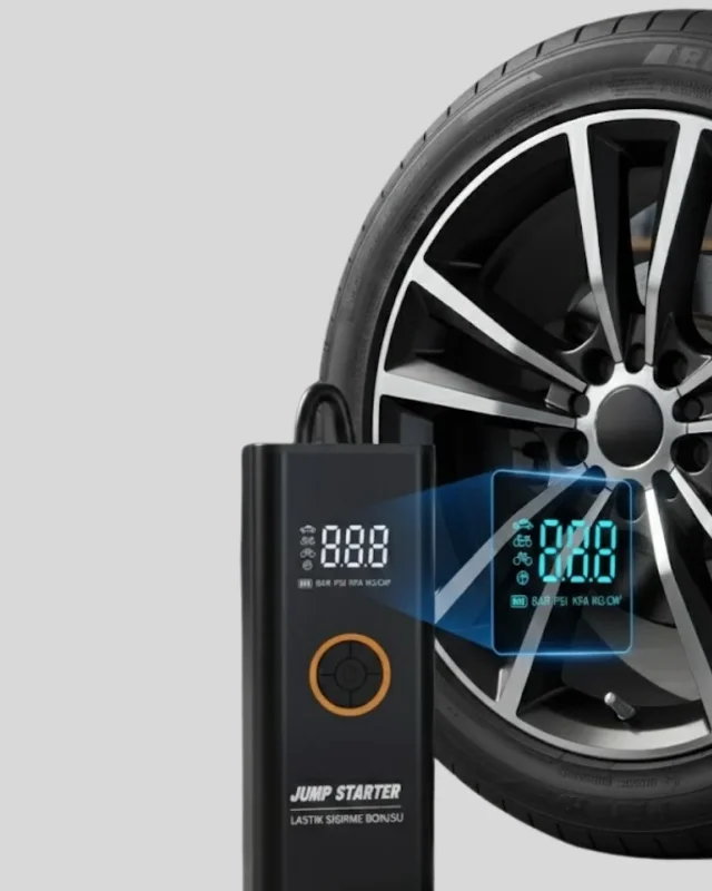 Pratik Akü Takviye Ve Kompresör 12v Araçlar İçin