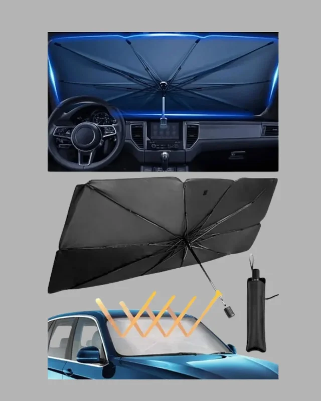 Güneşlik Şemsiye Her Araç İçin Isı Koruması (katlanabilir Model)
