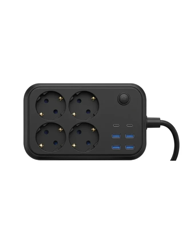 Güvenli Tasarımlı Uzatma Prizi 4 Usb 2 Type-c