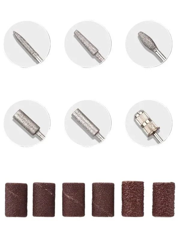 Profesyonel Tırnak Matkap Ucu 2.4mm Usb Şarjlı