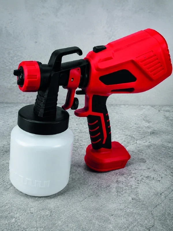 Ergonomik Şarjlı Boya Püskürtme Tabancası 800 Ml Kapasiteli