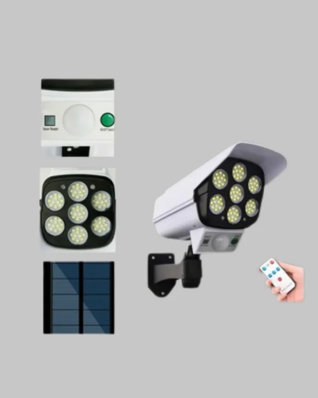 Güneş Enerjili Led Güvenlik Lambası 6 Adet Smd Led Hareket Sensörlü