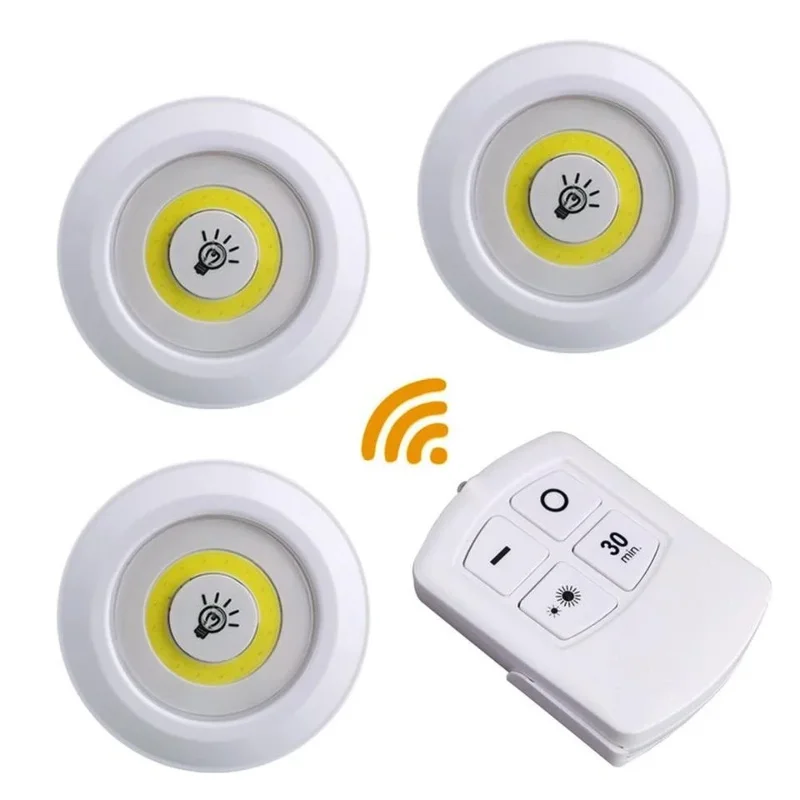 Kumandalı 3'lü Led Spot Lamba Seti (uzaktan Model)