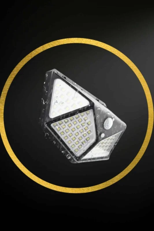 Beyaz Suya Dayanıklı Bahçe Lambası 100 Led Sensörlü 20w