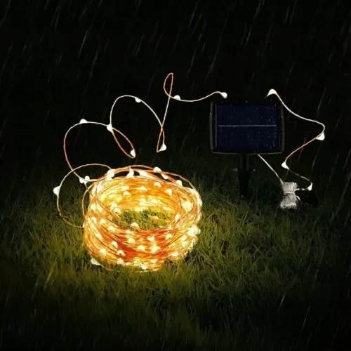 Güneş Enerjili Peri Led 20m 200 Adet Gün Işığı