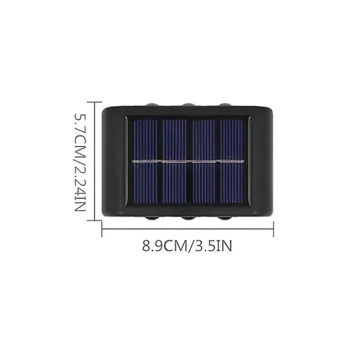Pratik Solar Duvar Seti 2'li 6 Led Gün Işığı