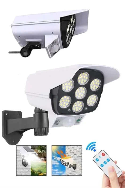 Uzaktan Kumandalı Solar Led Lamba 1 Adet Dış Mekan