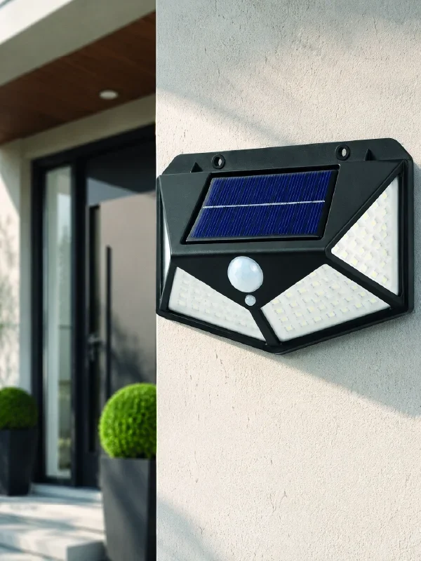 Geniş Açılı Solar Bahçe Lambası 1 Adet Led