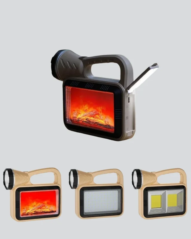 Pratik Led Solar Alev Işığı 1 Adet Dış Mekân Lambası