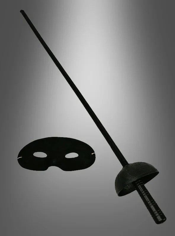 Eğlenceli Zorro Kostüm Aksesuar Seti 67 Cm Maske Ve Kılıç