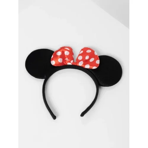 Minnie Mouse Kafa Bandı Kırmızı Fiyonklu 1 Adet