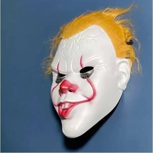 Korkutucu Joker Maske 31x22 Cm Cadılar Bayramı İçin