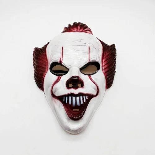 Ergonomik Joker Palyaço Maskesi 30x23 Cm Cadılar Bayramı