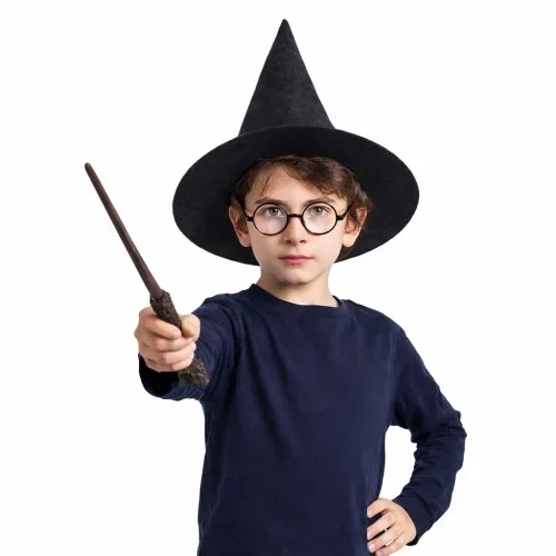 Çocuklar İçin Harry Potter Tarzı Kostüm Seti 3 Parça