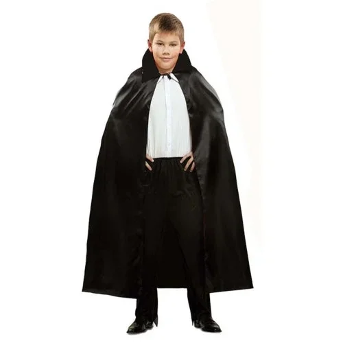 Premium Siyah Yakalı Halloween Pelerini 90 Cm