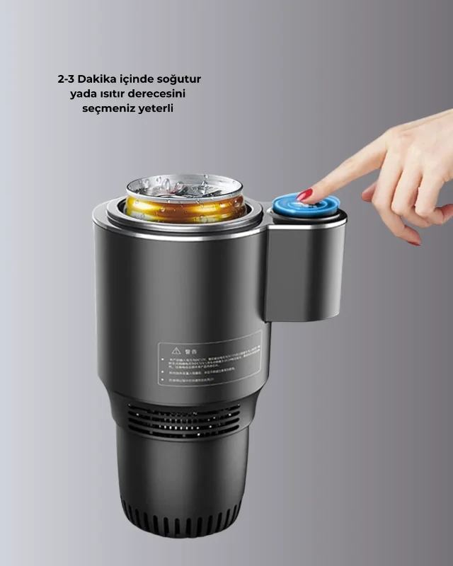 Akıllı Araç Bardaklığı Isıtma Soğutma Özellikli 60°c Kapasite
