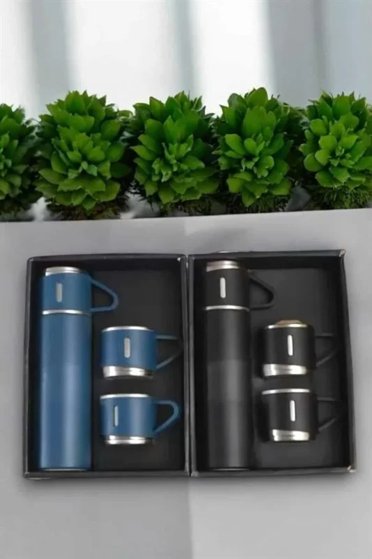 Taşınabilir Basınçlı Termos Seti 500 Ml Günlük Kullanım İçin